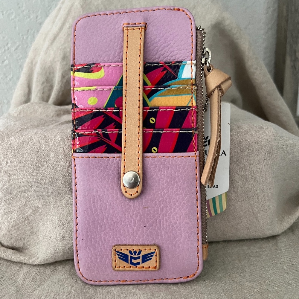 Consuela Retired Lila Card Organizer NWT